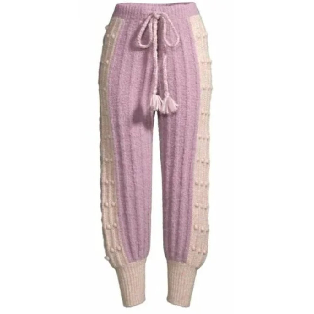 LoveShackFancy Landana Knit Joggers